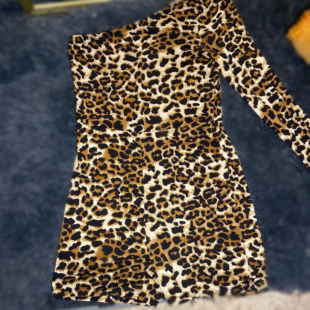 Super Cute Leopard Print Romper for a Night Out!